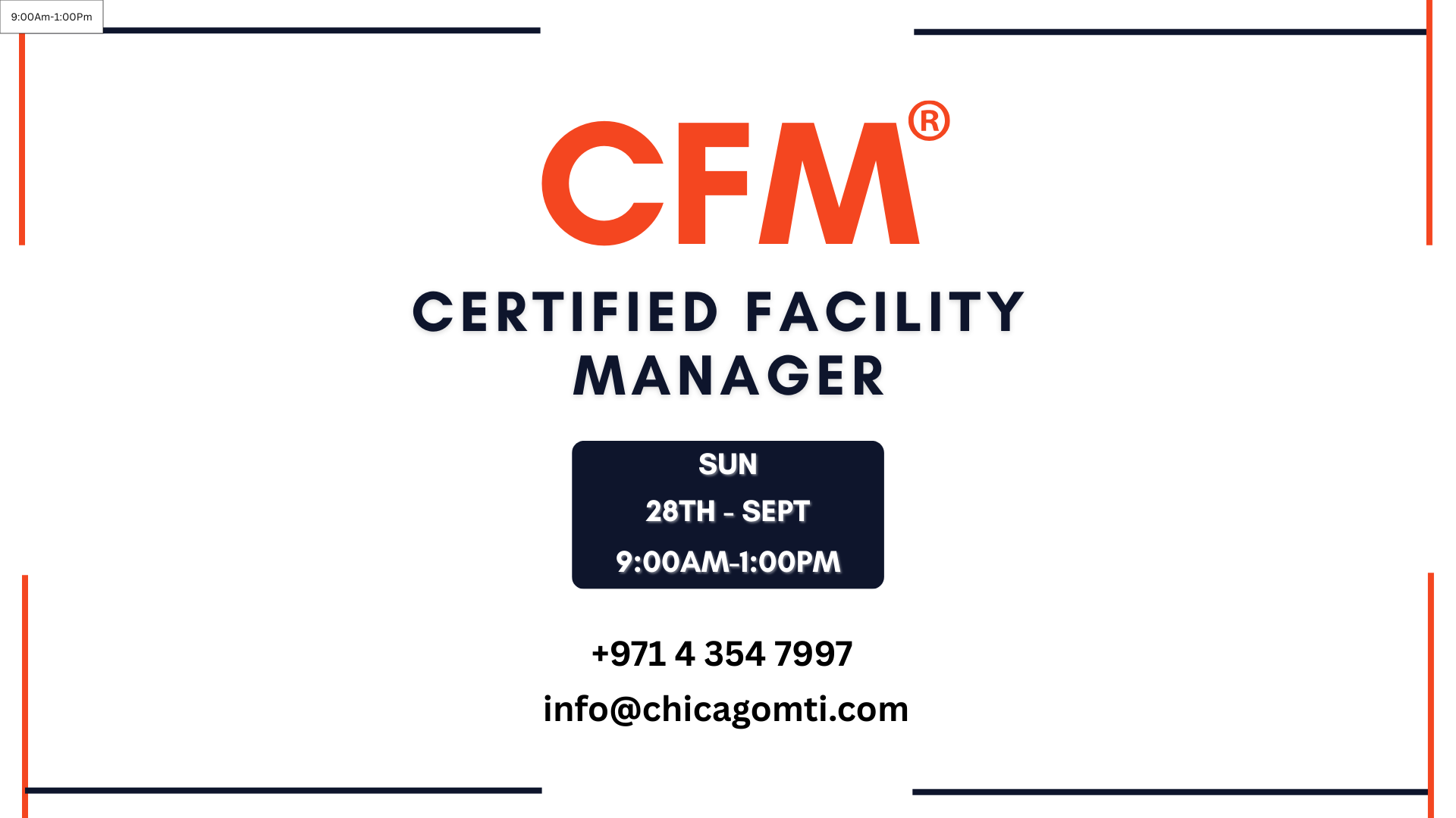 CFM Event 28 sept