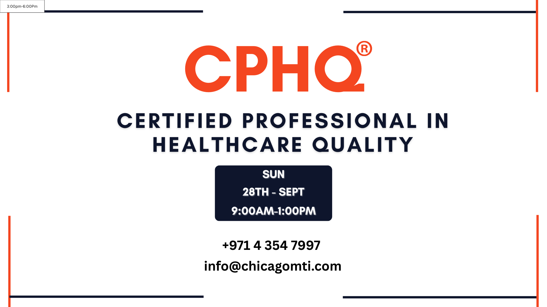 CPHQ 28 sept 2025