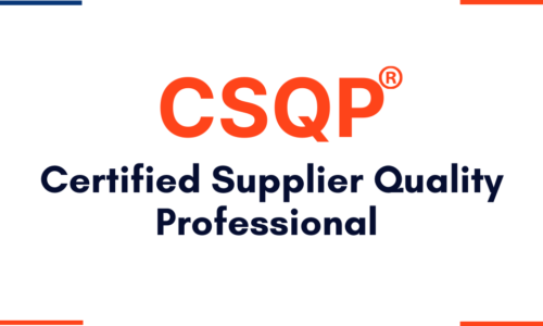 Certified Supplier Quality Professional (CSQP®) Training Program